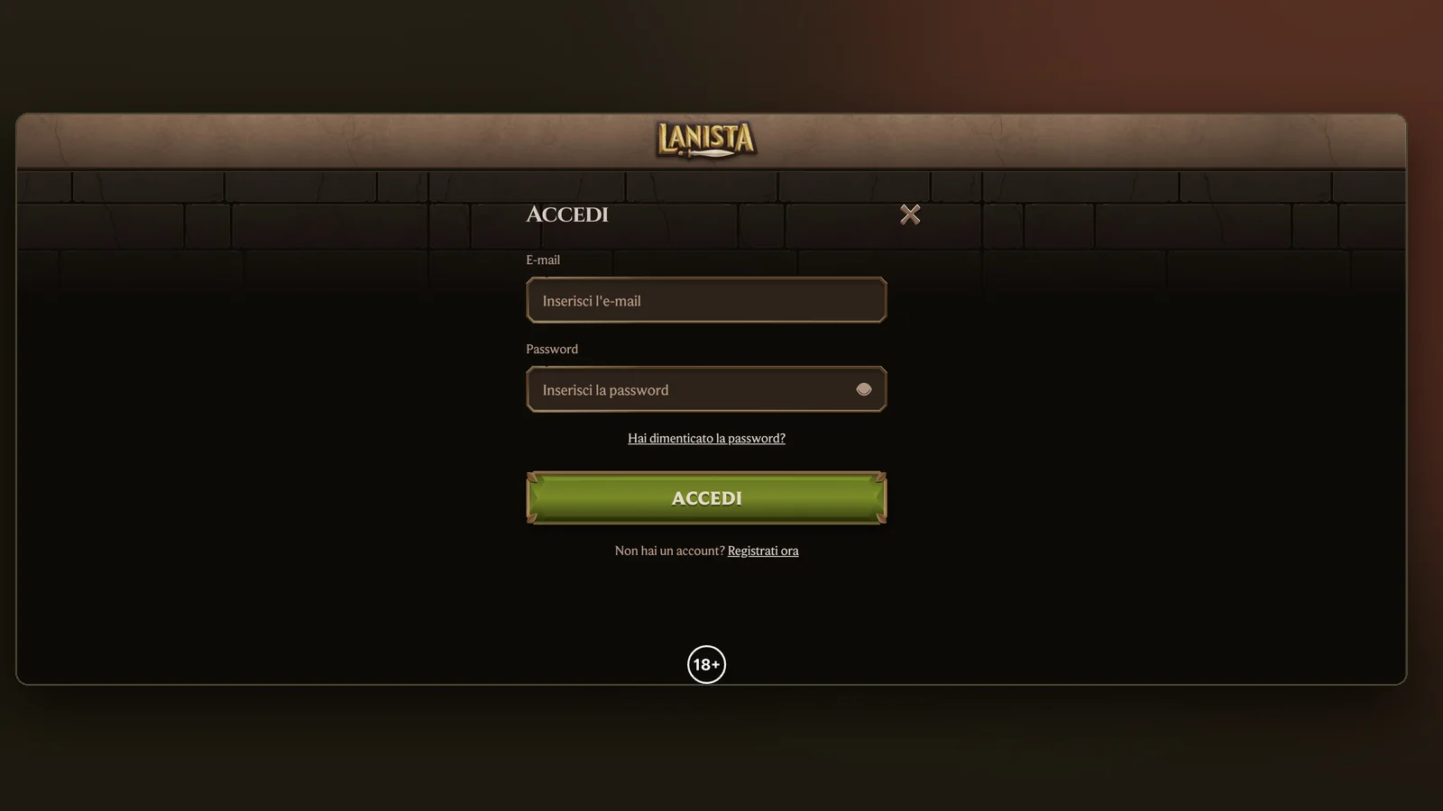 Lanista login